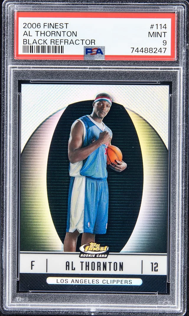 2006-07 Topps Finest Al Thornton Black Refractor #114 card image