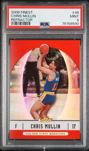 2006-07 Topps Finest Chris Mullin Refractor #46 card image