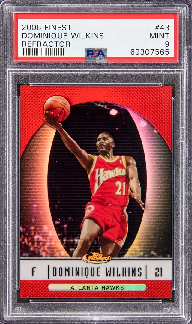 2006-07 Topps Finest Dominique Wilkins Refractor #43 card image