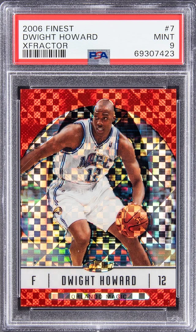 2006-07 Topps Finest Dwight Howard X-Fractor #7 card image