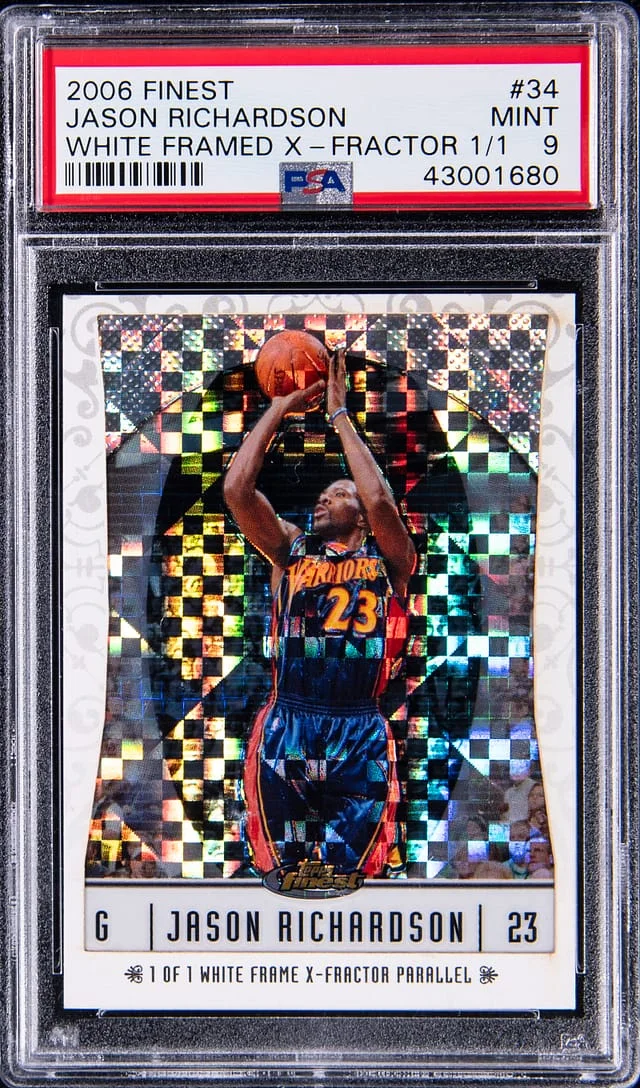 2006-07 Topps Finest Jason Richardson Refractor #34 card image