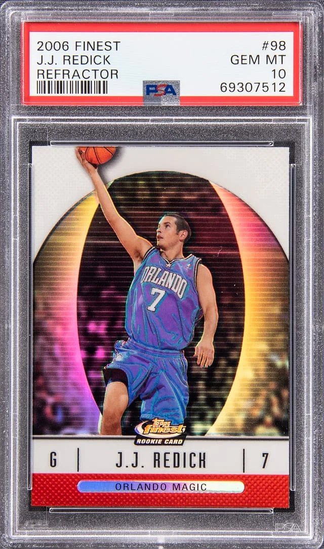 2006-07 Topps Finest J.J Redick Refractor #98 card image