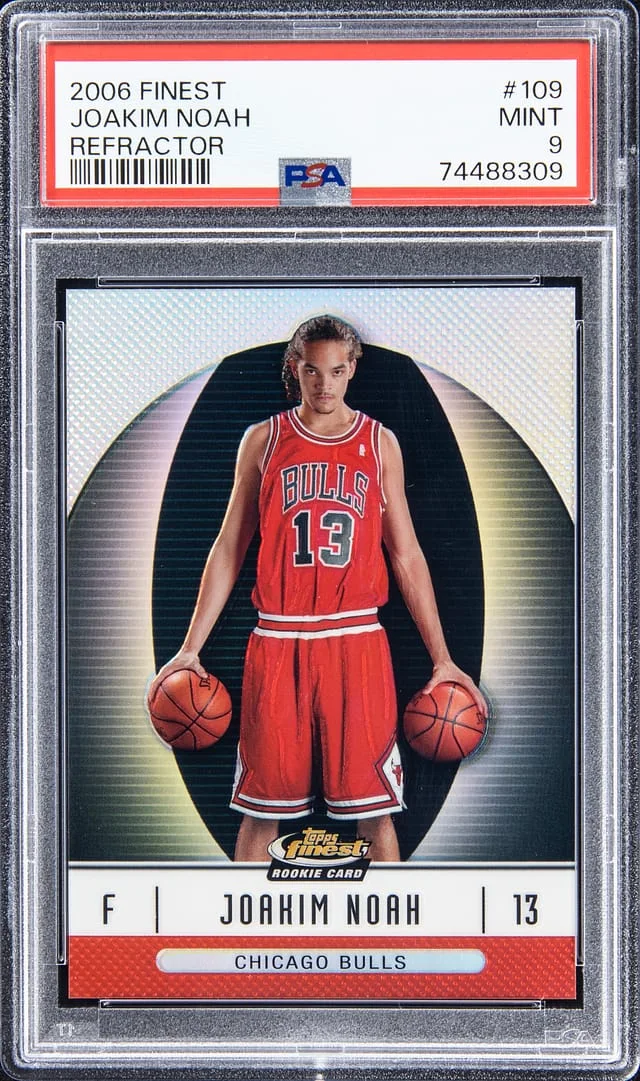 2006-07 Topps Finest Joakim Noah Refractor #109 card image