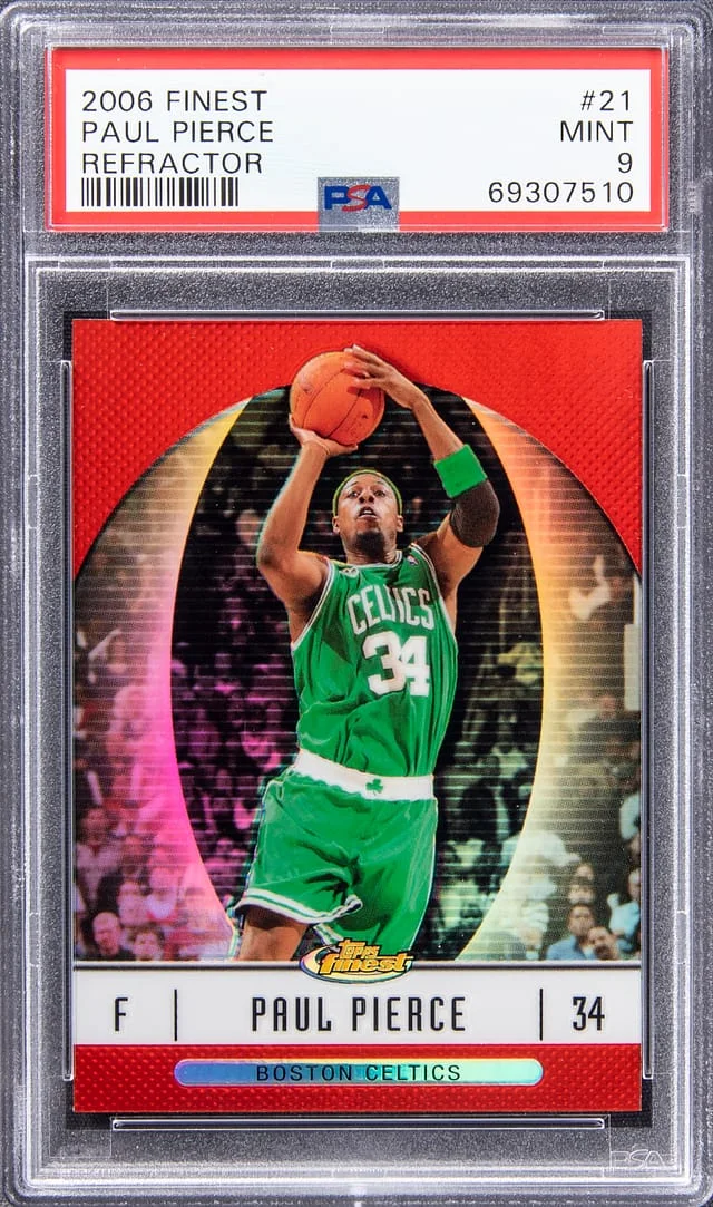 2006-07 Topps Finest Paul Pierce Refractor #21 card image