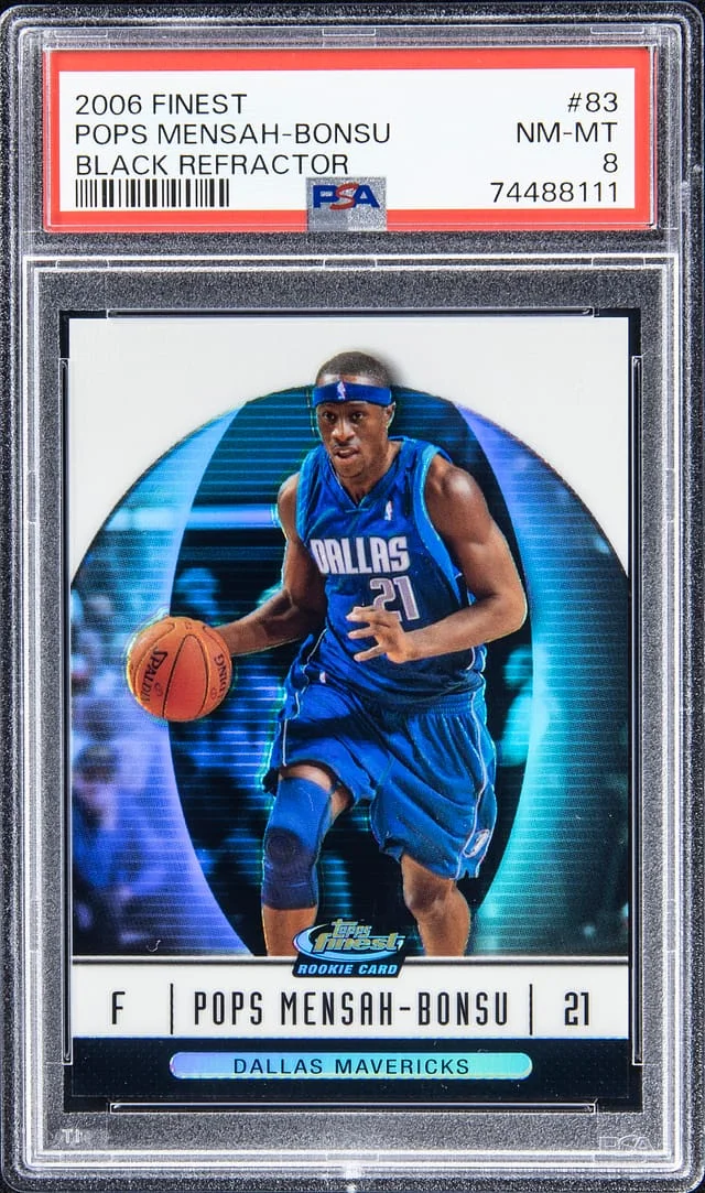 2006-07 Topps Finest Pops Mensah - Bonsu Black Refractor #83 card image