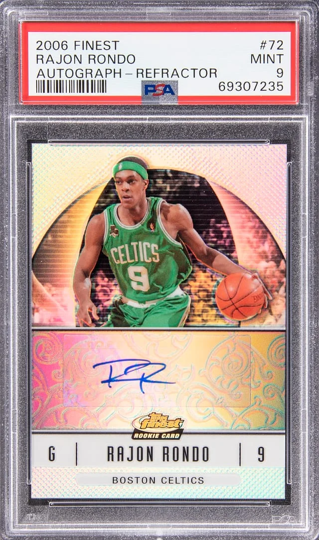 2006-07 Topps Finest Rajon Rondo Autograph Refractor #72 card image