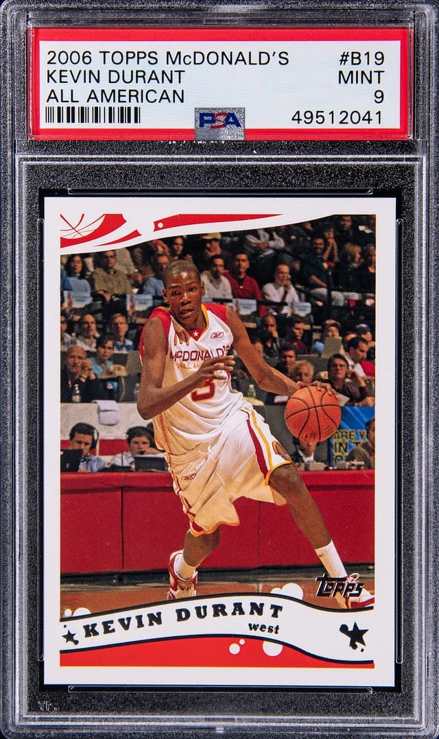 2006-07 Topps Kevin Durant McDonald's All-American #319 card image