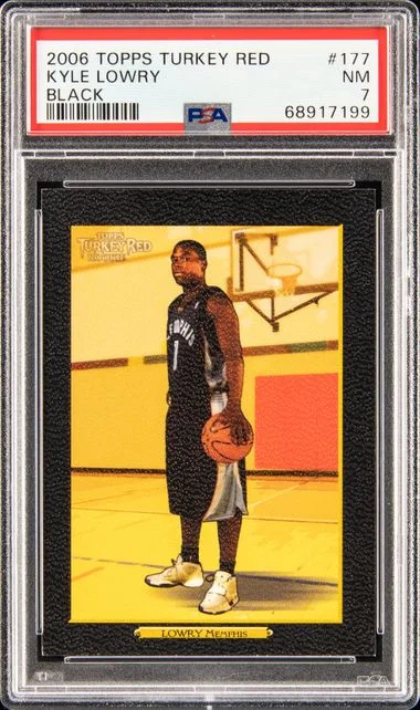 2006-07 Topps Kyle Lowry Turkey Red Black #177 card image