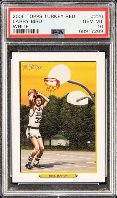 2006-07 Topps Larry Bird Turkey Red White #226 card image