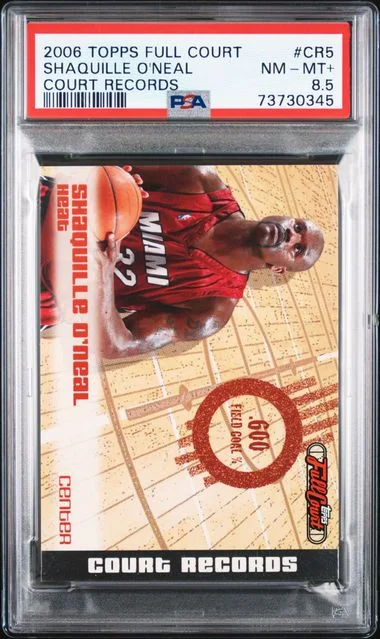 2006-07 Topps Shaquille O'Neal Full Court Court Records #CR5 card image