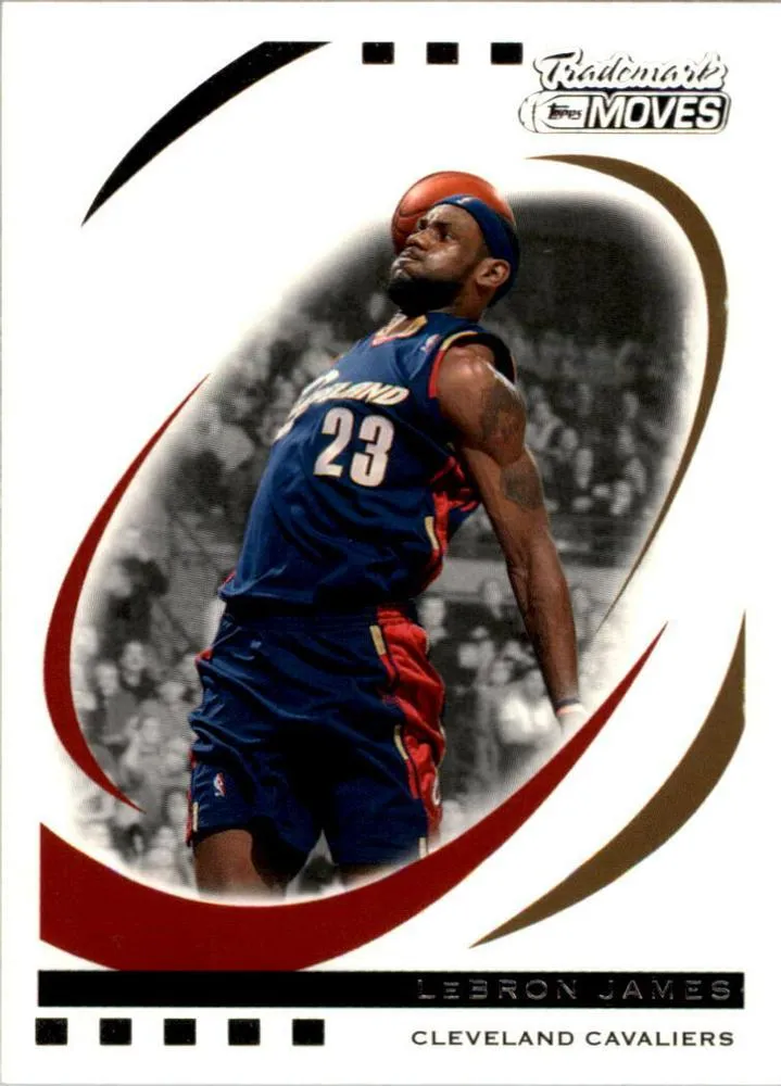 2006-07 Topps Trademark Moves Lebron James #9 card image