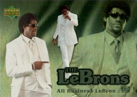 2006-07 UD Reserve Lebron James The LeBrons #LBJ-11 card image