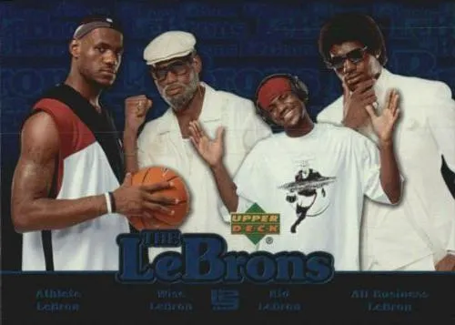 2006-07 UD Reserve Lebron James The LeBrons #LBJ-15 card image