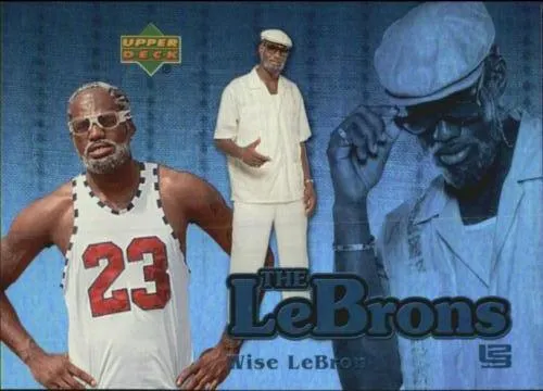 2006-07 UD Reserve Lebron James The LeBrons #LBJ-9 card image