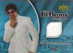 2006-07 UD Reserve Lebron James The LeBrons Memorabilia #LM2 card image