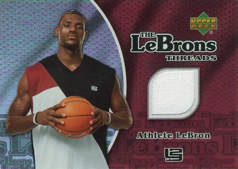 2006-07 UD Reserve Lebron James The LeBrons Memorabilia #LM3 card image