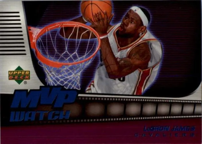 2006-07 UD Reserve Lebron James MVP Watch #MVP-LJ card image