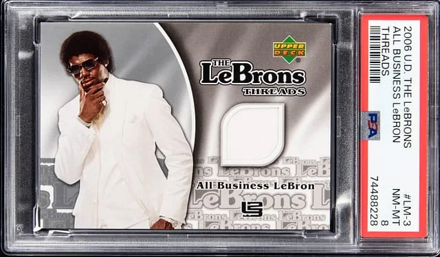 2006-07 U.D The LeBrons Threads All Business LeBron #LM-3 card image