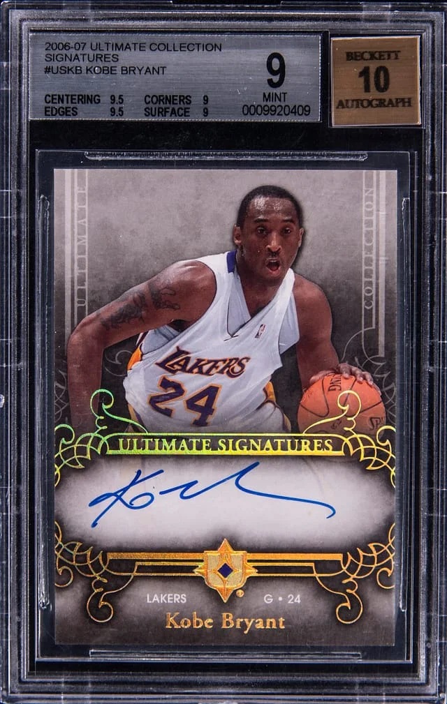 2006-07 Ultimate Collection Kobe Bryant Signatures #US-KB card image