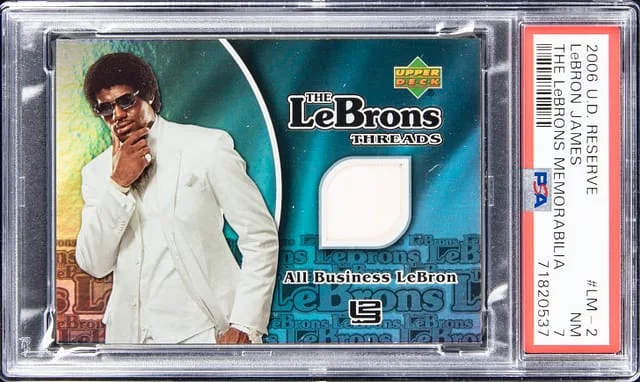 2006-07 Upper Deck All Business LeBron The LeBrons Threads #LM-2 card image
