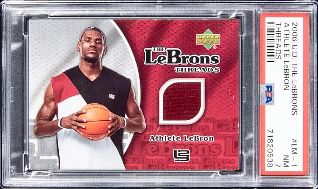 2006-07 Upper Deck Athlete LeBron The LeBrons Threads #LM-1 card image