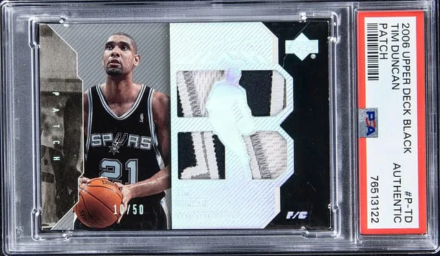2006-07 Upper Deck Black Tim Duncan #P-TD card image