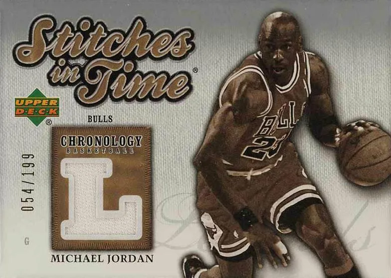 2006-07 Upper Deck Chronology Michael Jordan Stitches in Time #SIT-MJ card image