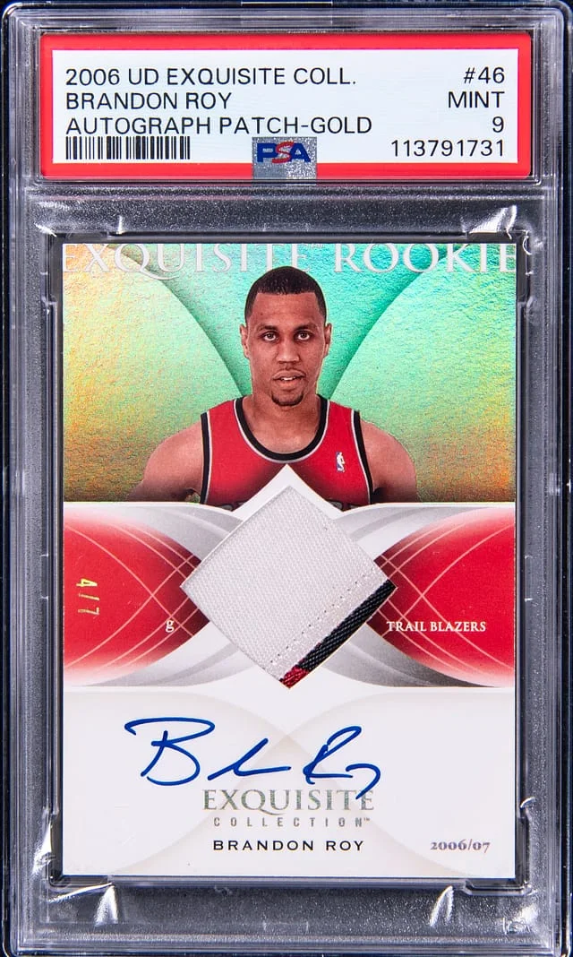 2006-07 Upper Deck Exquisite Collection Brandon Roy Black #46 card image