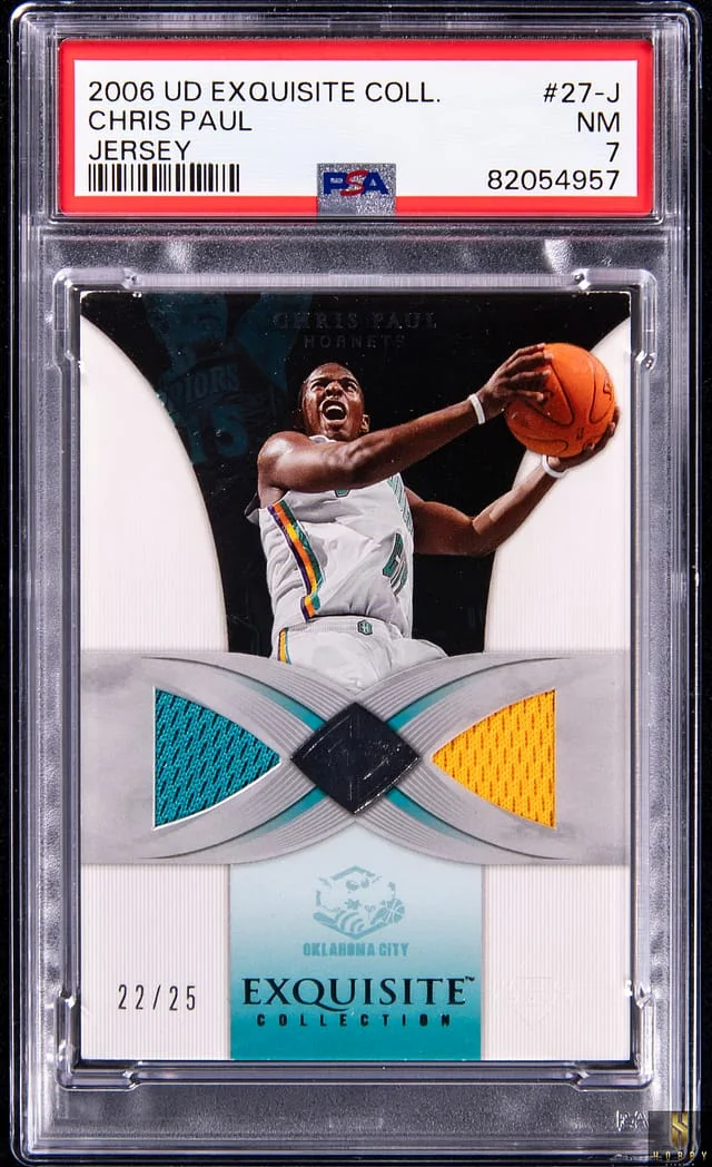 2006-07 Upper Deck Exquisite Collection Chris Paul Jersey #27-J card image
