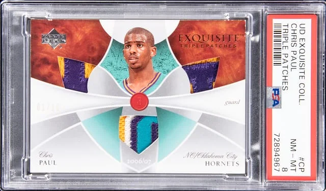 2006-07 Upper Deck Exquisite Collection Chris Paul Triple Patches #ETP-CP card image