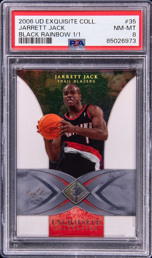 2006-07 Upper Deck Exquisite Collection Jarrett Jack Black Rainbow #35 card image