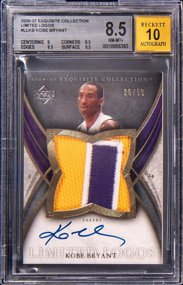 2006-07 Upper Deck Exquisite Collection Kobe Bryant Limited Logos #LL-KB card image