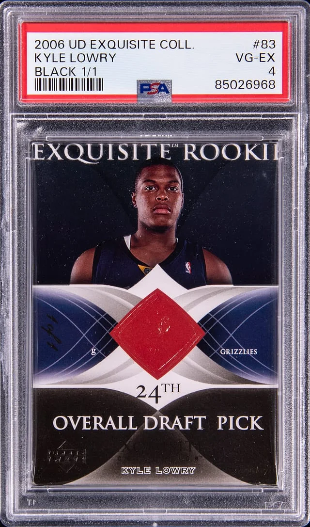 2006-07 Upper Deck Exquisite Collection Kyle Lowry Black #83 card image