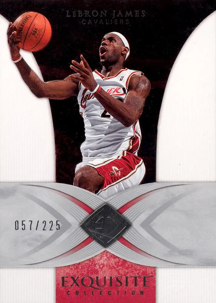 2006-07 Upper Deck Exquisite Collection Lebron James #7 card image