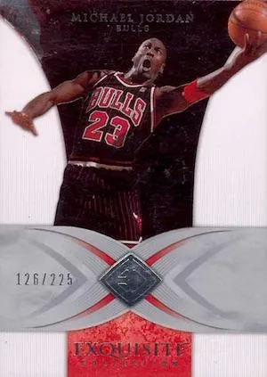 2006-07 Upper Deck Exquisite Collection Michael Jordan #5 card image