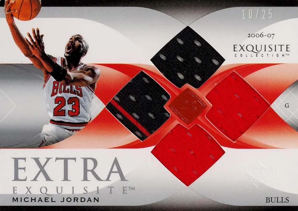 2006-07 Upper Deck Exquisite Collection Michael Jordan Extra Exquisite #EE-MJ2 card image