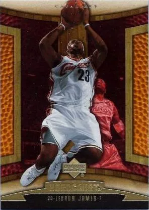 2006-07 Upper Deck Hardcourt Lebron James #17 card image