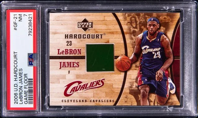 2006-07 Upper Deck Hardcourt LeBron James Game-Used Relica Game Floor #GF-21 card image