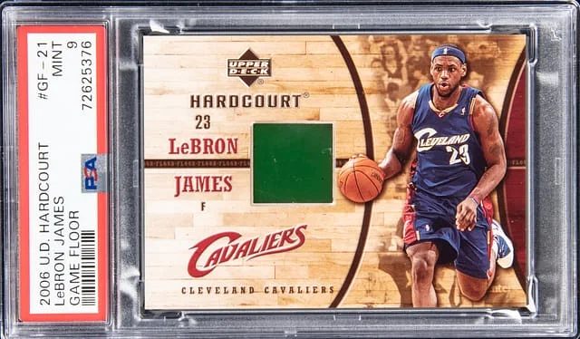 2006-07 Upper Deck Hardcourt Lebron James Game Floor #GF-21 card image