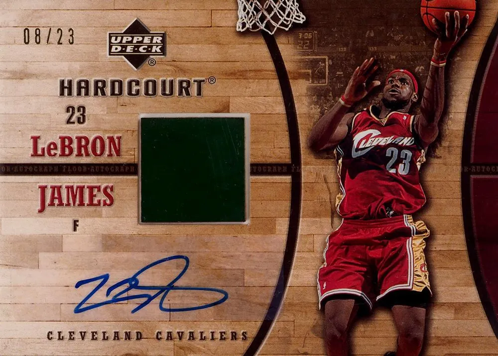 2006-07 Upper Deck Hardcourt Lebron James Game Floor #GF-30 card image