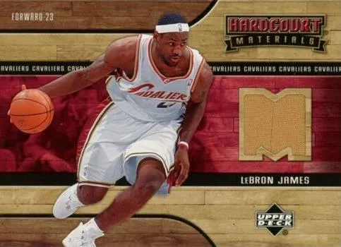 2006-07 Upper Deck Hardcourt Lebron James Materials #HM-LJ card image