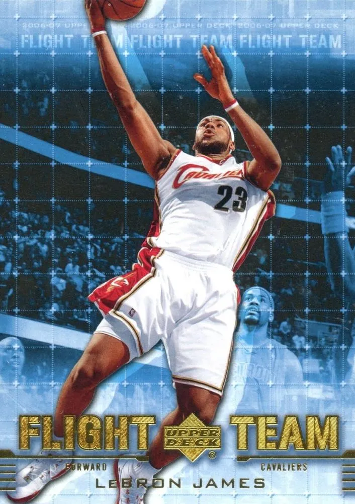 2006-07 Upper Deck Lebron James Flight Team #FT-LJ card image