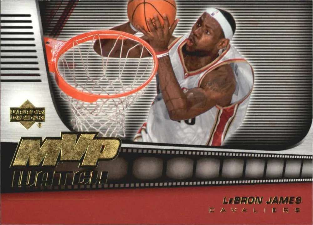 2006-07 Upper Deck Lebron James MVP Watch #MVP-LJ card image