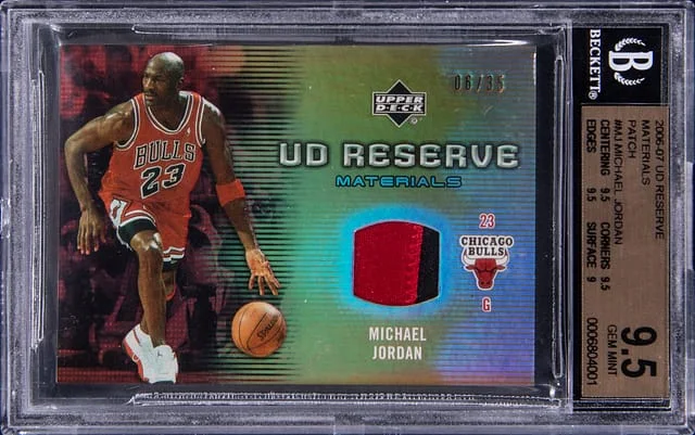 2006-07 Upper Deck Michael Jordan Reserve Material Patch #RM-MJ card image