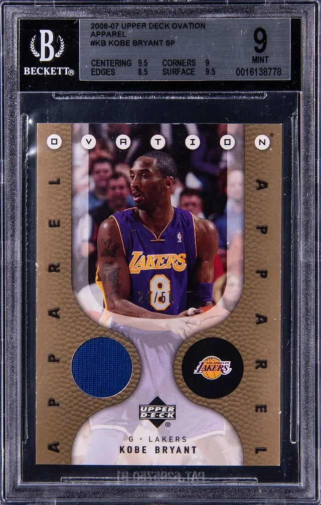 2006-07 Upper Deck Ovation Kobe Bryant Apparel #KB card image
