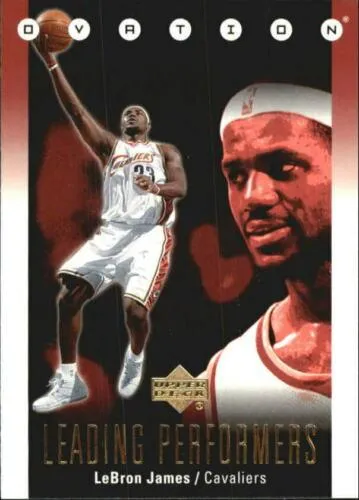 2006-07 Upper Deck Ovation Lebron James Leading Performers #LP-LJ card image