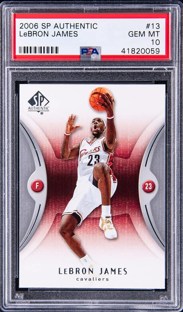 2006-07 Upper Deck SP Authentic LeBron James #13 card image