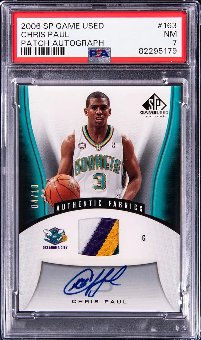 2006-07 Upper Deck SP Game Used Chris Paul Jersey Autograph #163 card image