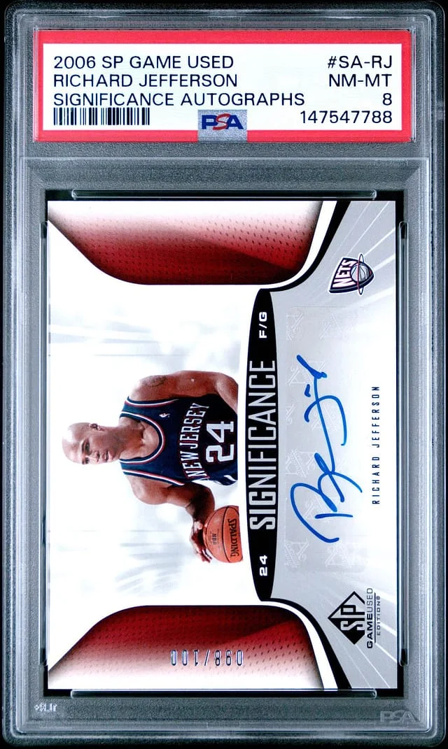 2006-07 Upper Deck SP Game Used Richard Jefferson Significance Autographs #SA-RJ card image