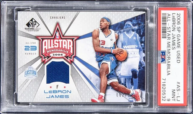 2006-07 Upper Deck SP LeBron James All-Star Memorabilia #AS-LJ card image